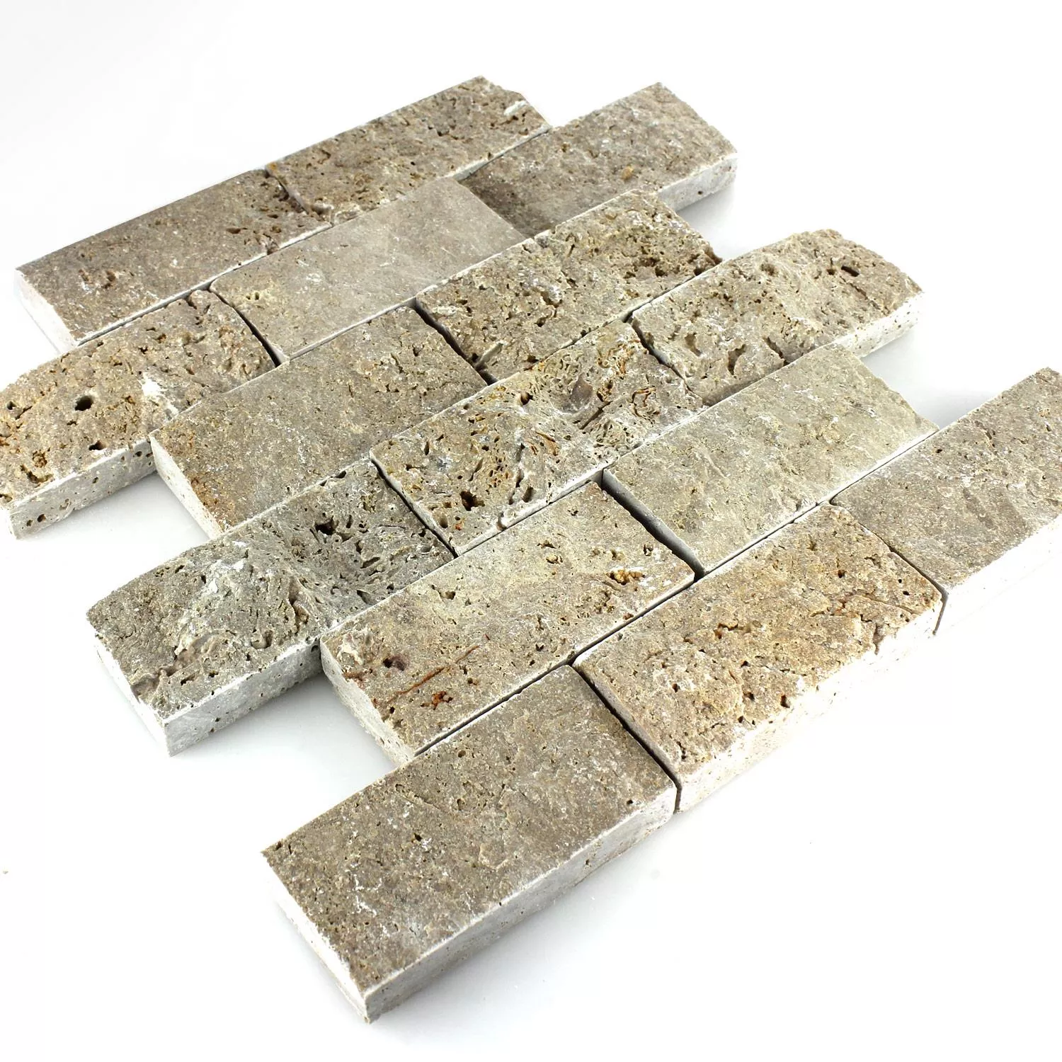 Plăci De Mozaic Piatră Naturală 3D Sumba Noce Brick