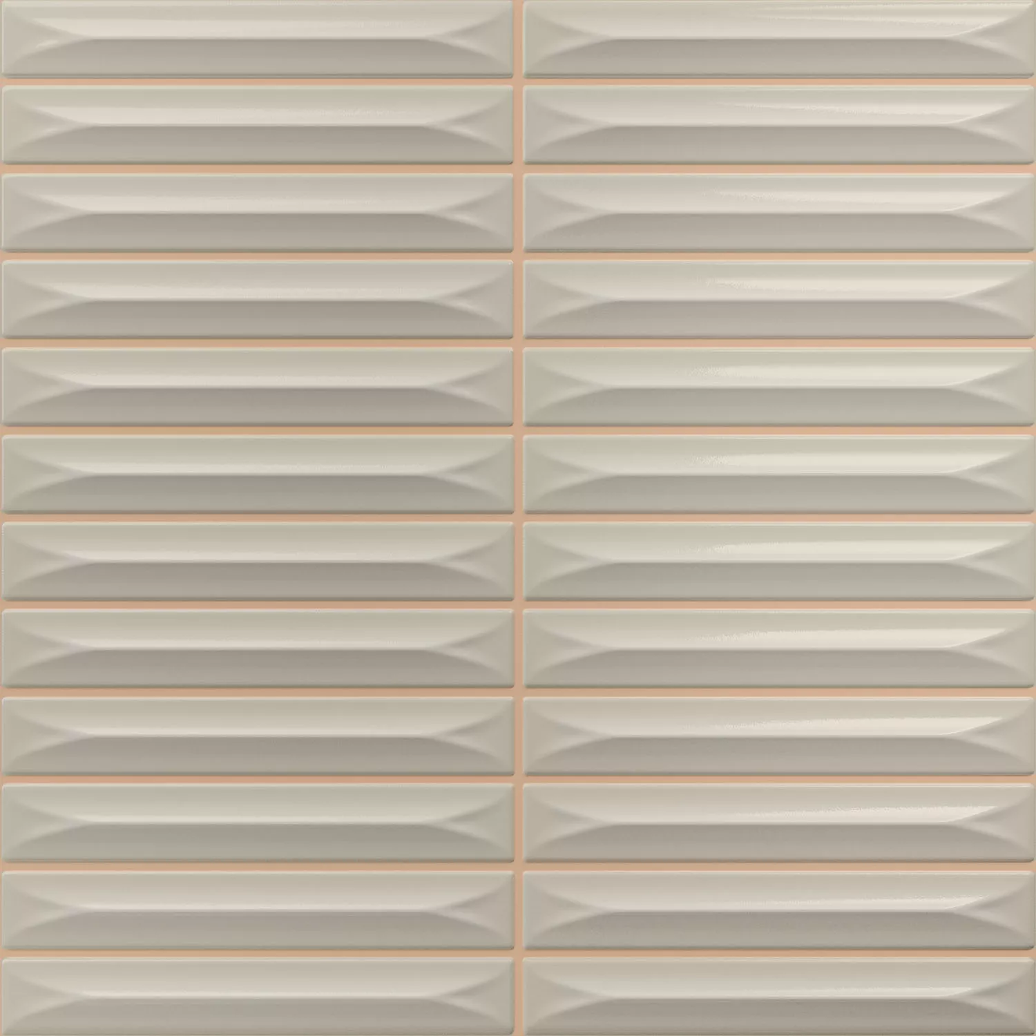 Bevel Greige Strălucitor Tijă 20x20 cm