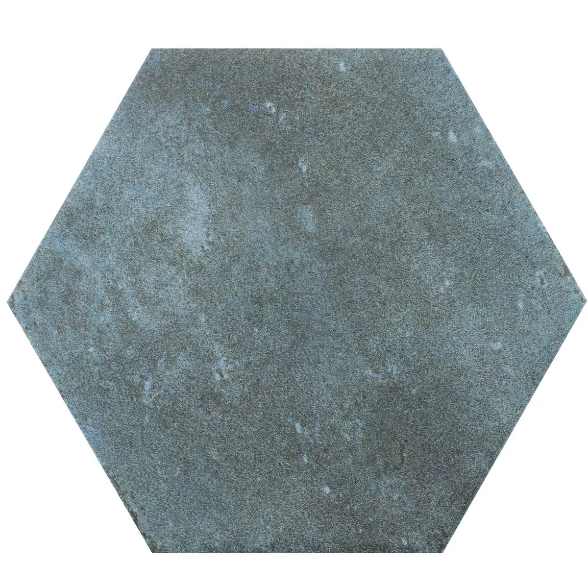 Gresie Arosa Înghețată Hexagon Albastru Pacific 17,3x15cm