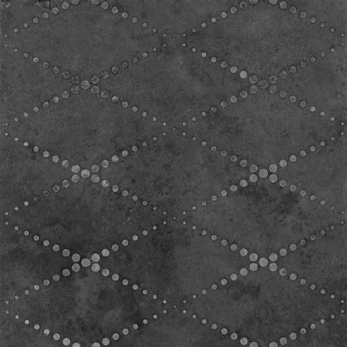 Gresie Chicago Aspect Metalic Antracit R9 - 18,5x18,5 cm Pattern