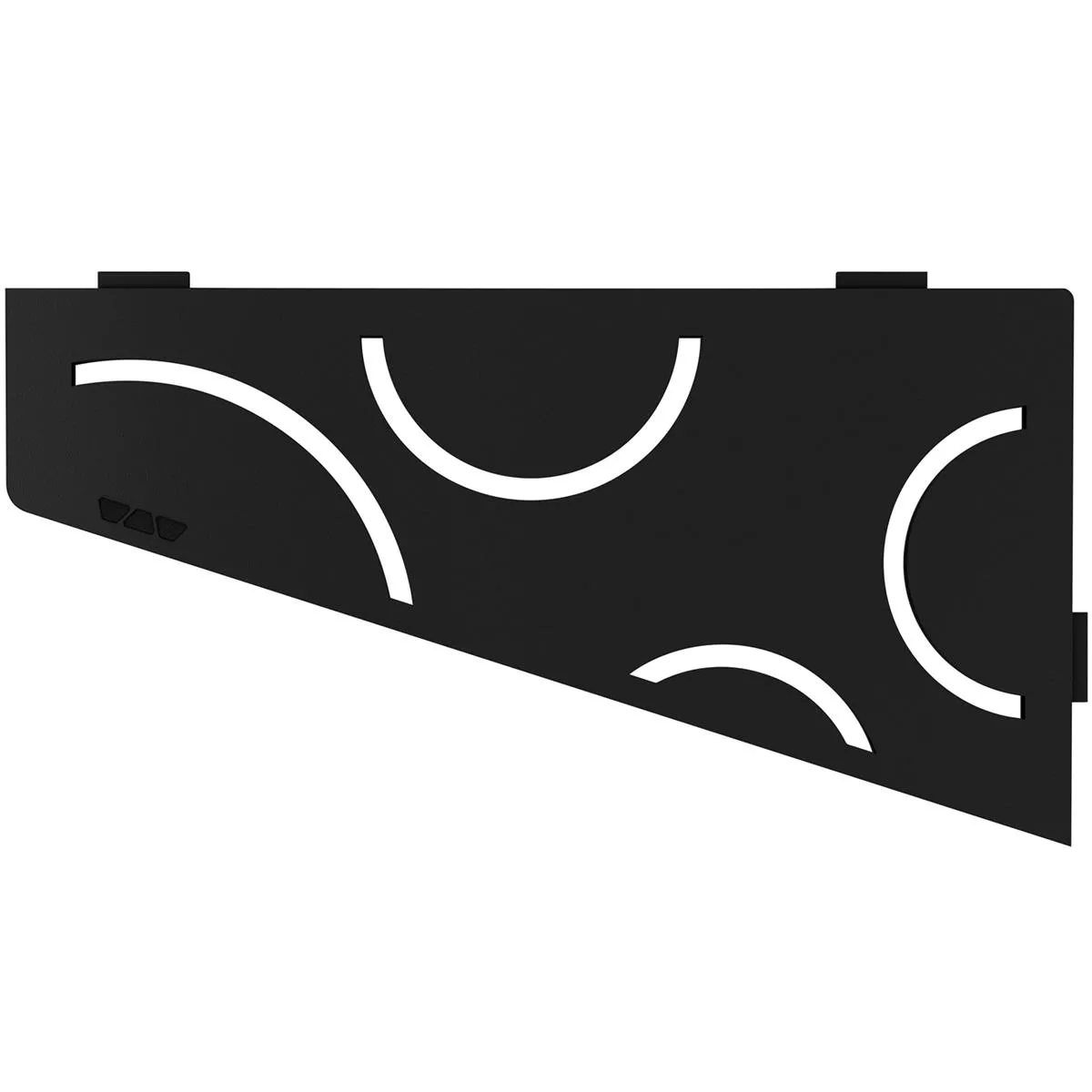 Raft de perete Raft de dus Schlüter patrat 15,4x29,5cm Curve Graphite