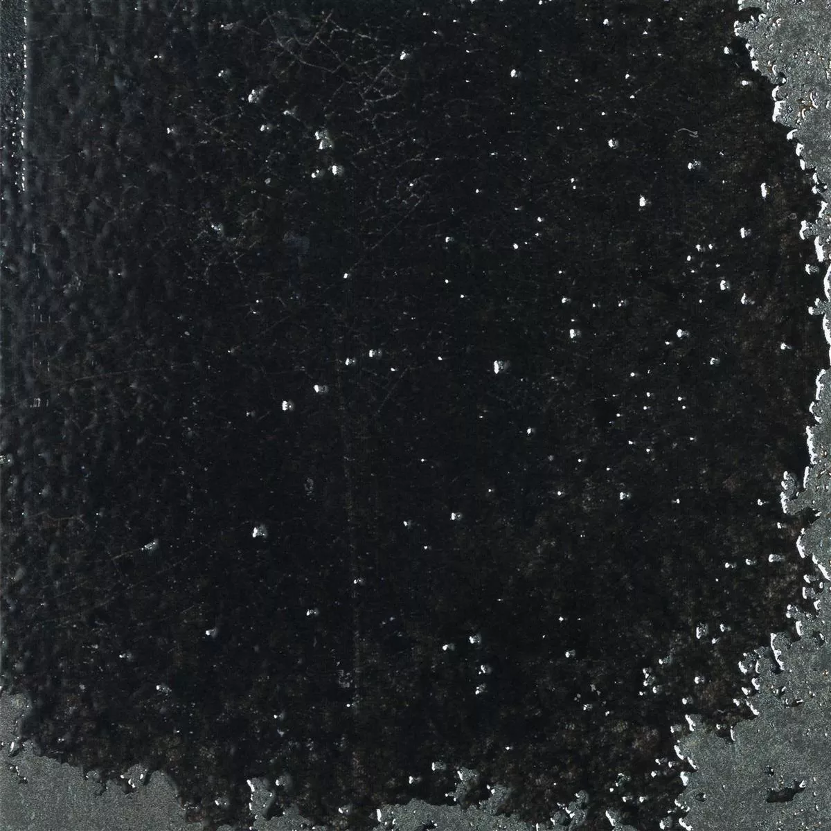 Plăci Ceramice Pentru Pereti Lara Strălucitor Ondulat 15x15cm Negru Plăci Ceramice Pentru Pereti Lara Strălucitor Ondulat 15x15cm Negru
