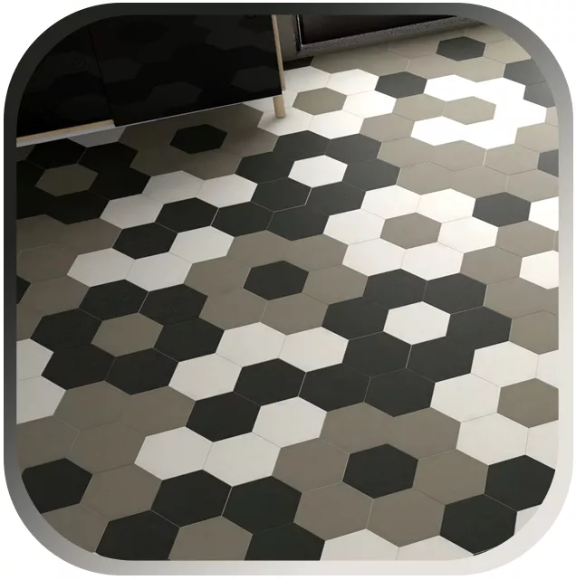 Gresie Hexagon Gresie Hexagon