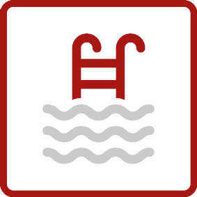 Zona umedă permanentă 
În și în jurul piscinelor, unde plăcile sunt expuse continuu la umiditate, oferă rezistența necesară.