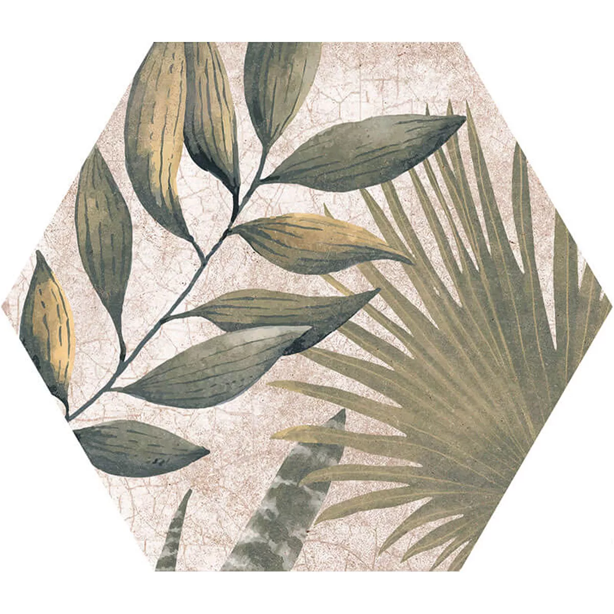 Gresie Portelanata Gresie Honiara Hexagon Decor Verde 22,5x25,9cm Decor Gresie Portelanata Gresie Honiara Hexagon Decor Verde 22,5x25,9cm Decor