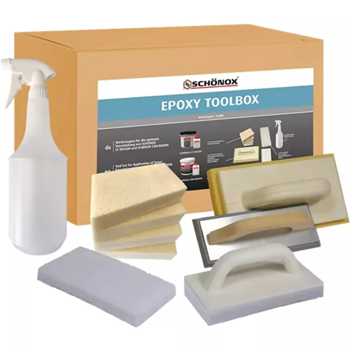 Set de scule pentru rășină epoxidică Schönox Epoxy Toolbox