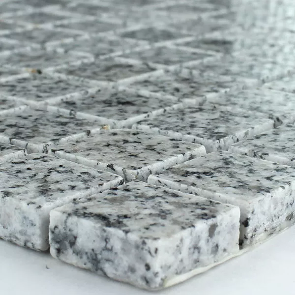 Plăci De Mozaic Granit 23x23x8mm Kashmir Alb