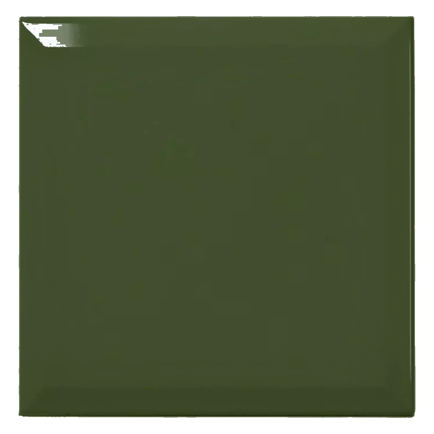 Tigla de metrou Verde Strălucitor 20x20 cm Fațetă Freetown Botella