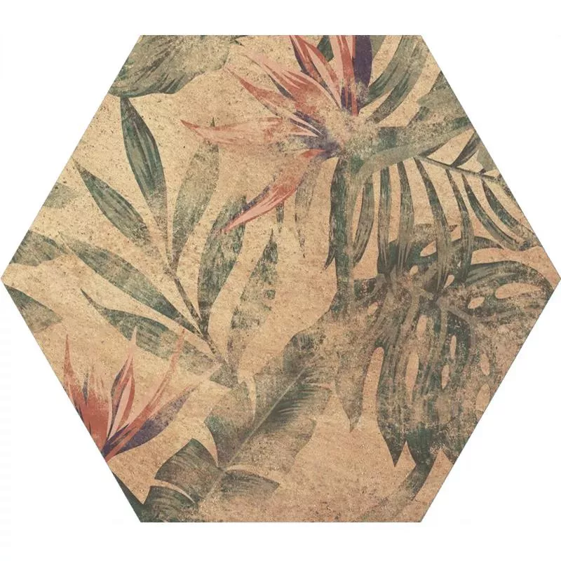 Santiago Cotto Flora Hexagon 23x27 cm