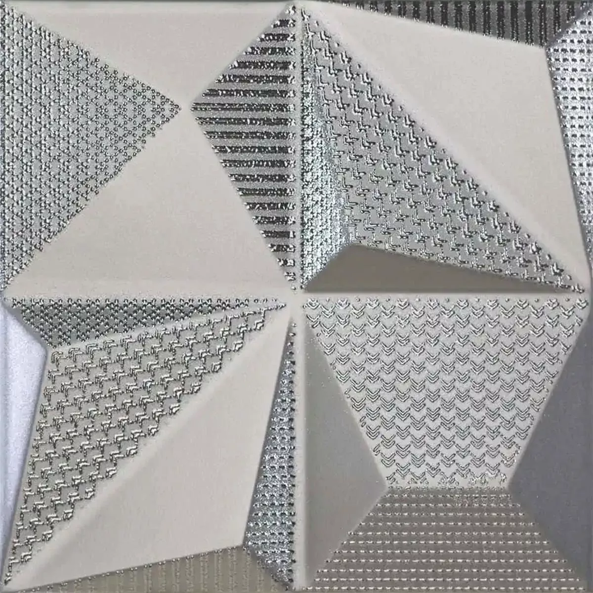 Plăci Ceramice Pentru Pereti Skyline 3D Mix Exclusiv Structurat Argint