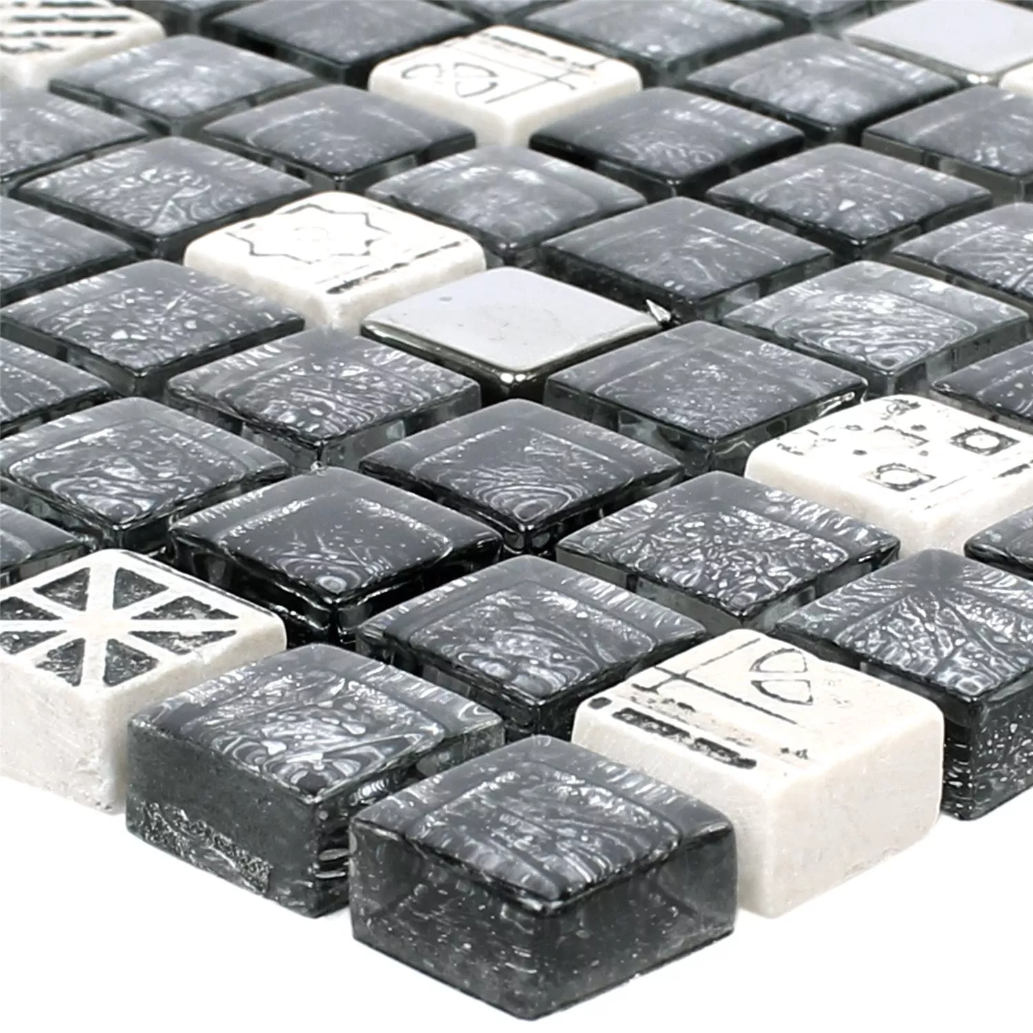 Plăci De Mozaic Filippos Sticlă Piatră Naturală Mix Plăci De Mozaic Filippos Sticlă Piatră Naturală Mix