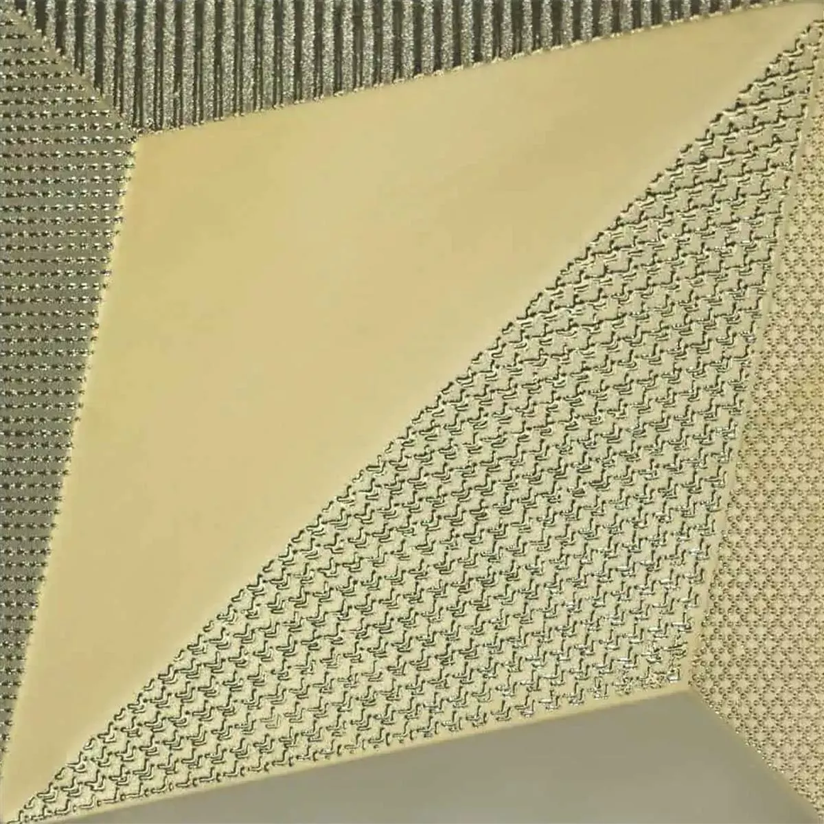 Plăci Ceramice Pentru Pereti Skyline 3D Origami Exclusiv Structurat Aur