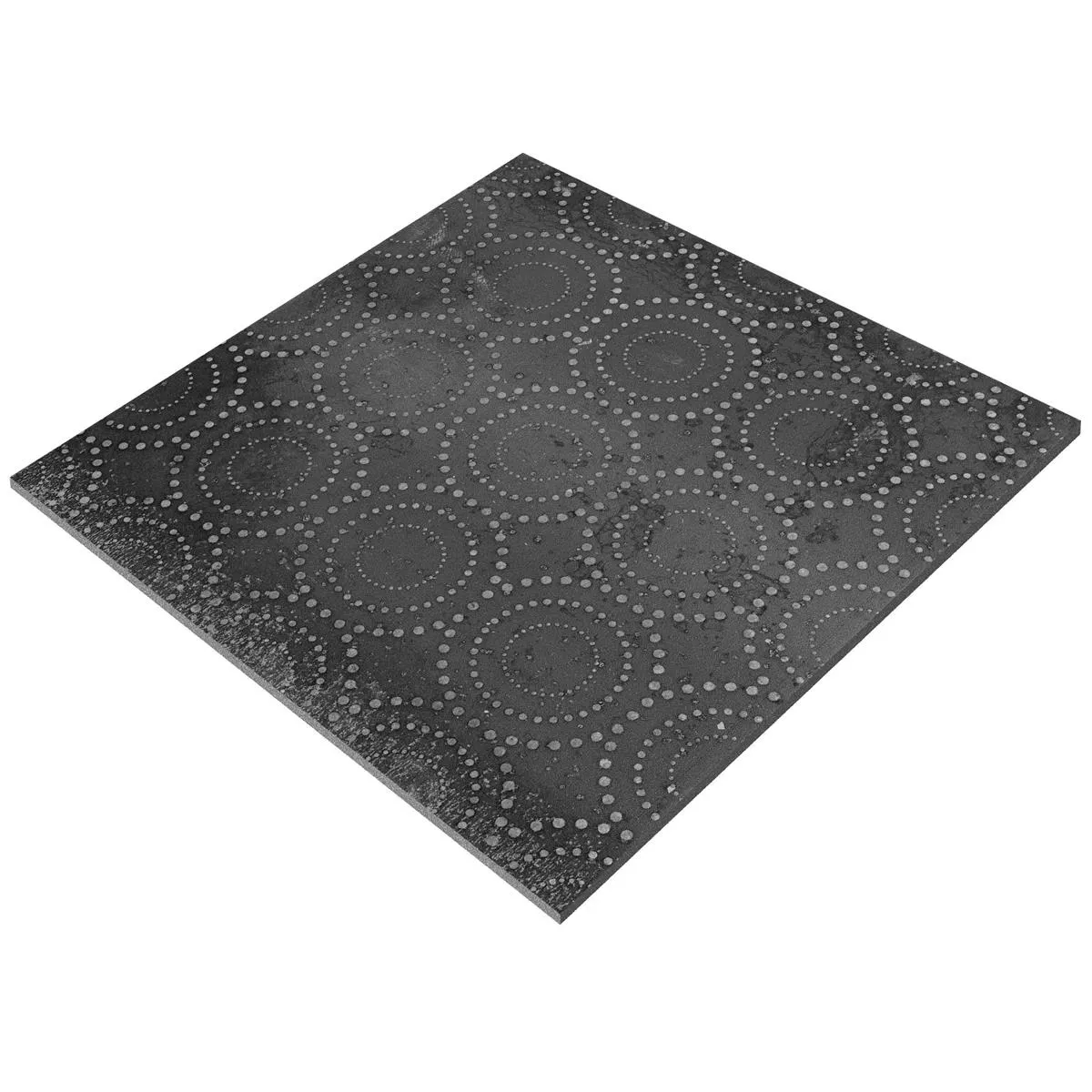 Gresie Chicago Aspect Metalic Antracit R9 - 18,5x18,5cm Pattern 4