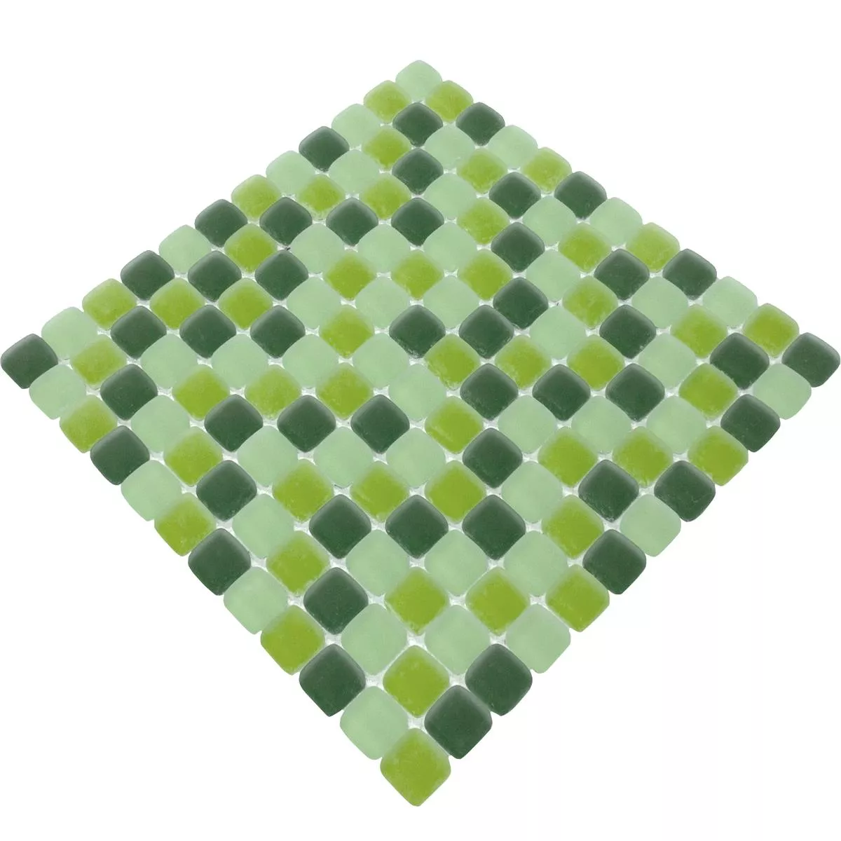 Mozaic De Sticlă Gresie Ponterio Frosted Verde Mix