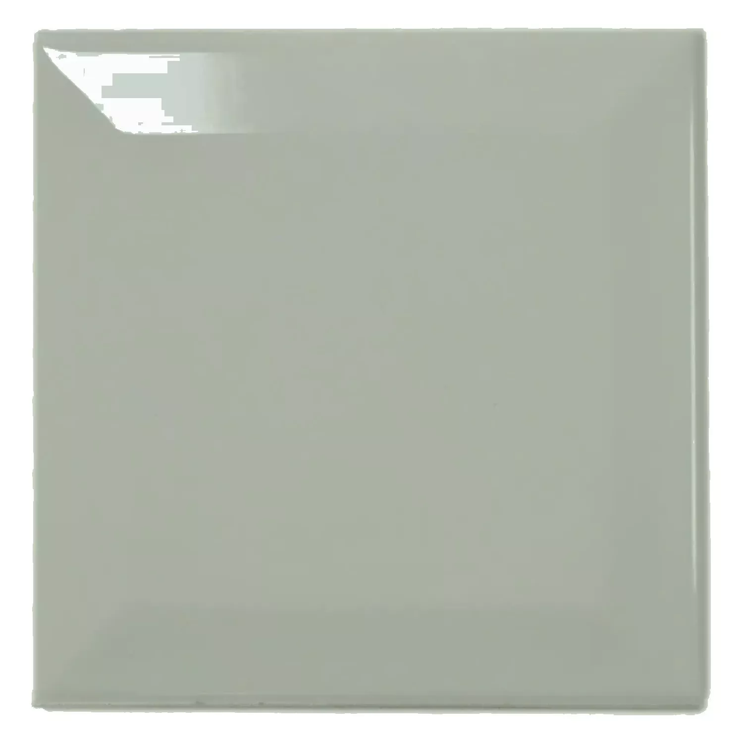 Tigla de metrou Verde Strălucitor 10x10 cm Fațetă Catarina Sage