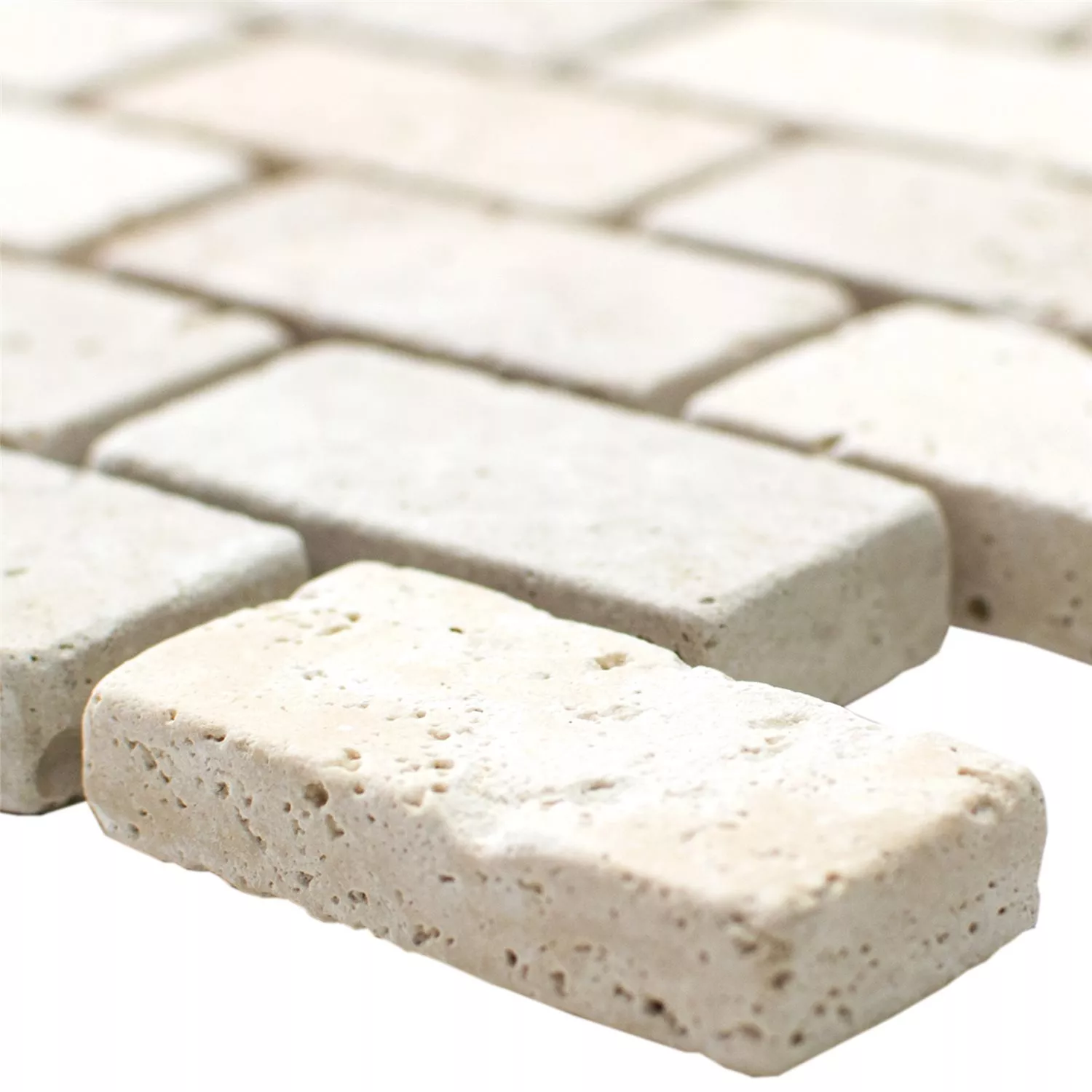 Plăci De Mozaic Travertin Barga Bej Brick Plăci De Mozaic Travertin Barga Bej Brick