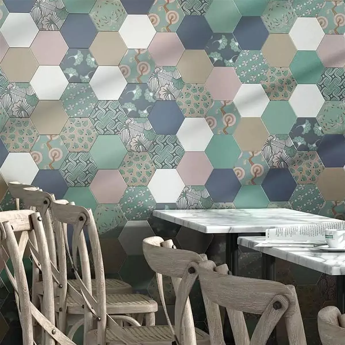 Gresie Portelanata Gresie Modena Hexagon Decor 7