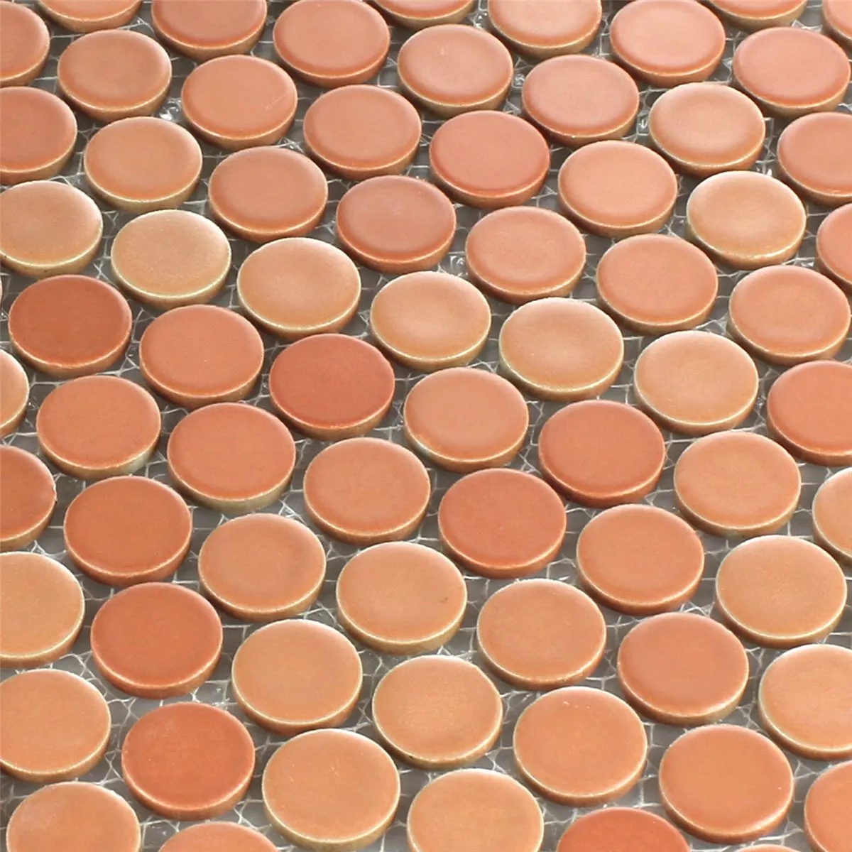 Plăci De Mozaic Ceramică Buton În Jurul Teracotă