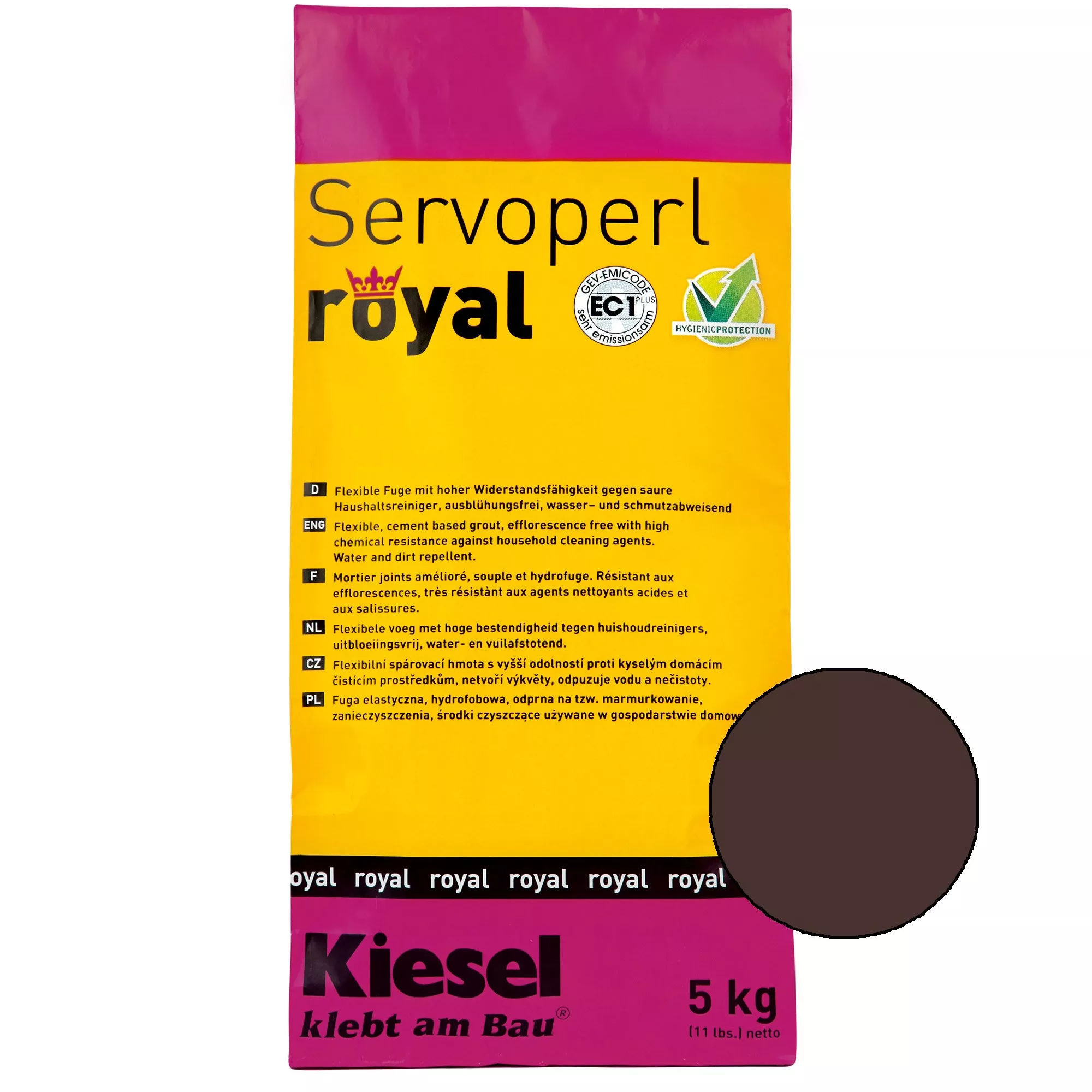 Kiesel Servoperl royal - Imbinare flexibila, rezistenta la apa si murdaria