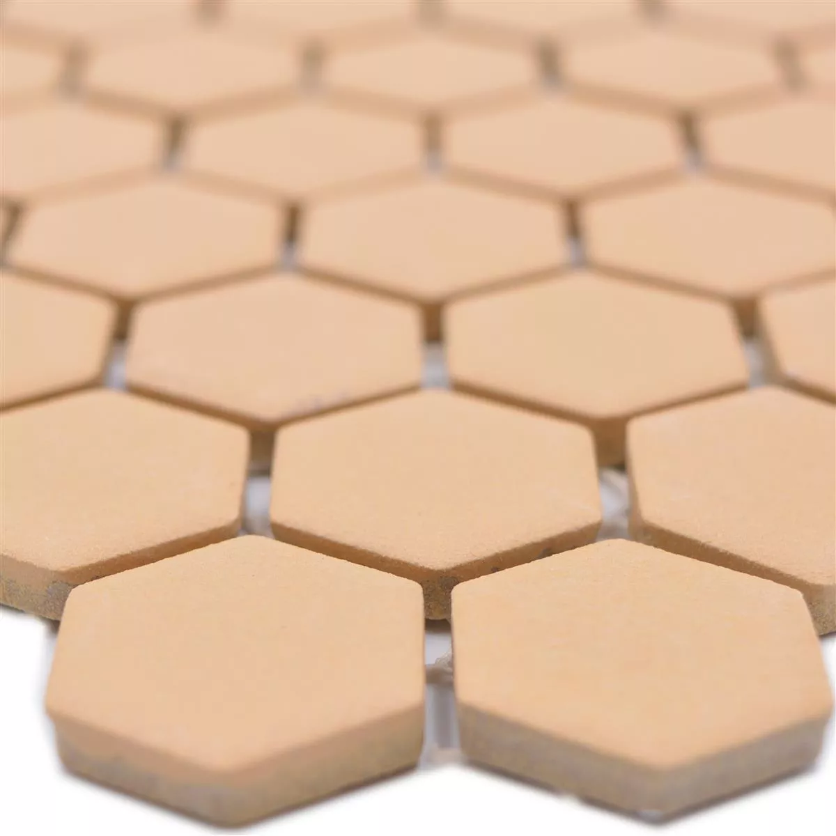 Mozaic Ceramic Bismarck R10B Hexagon Ocru Portocale H23 Mozaic Ceramic Bismarck R10B Hexagon Ocru Portocale H23