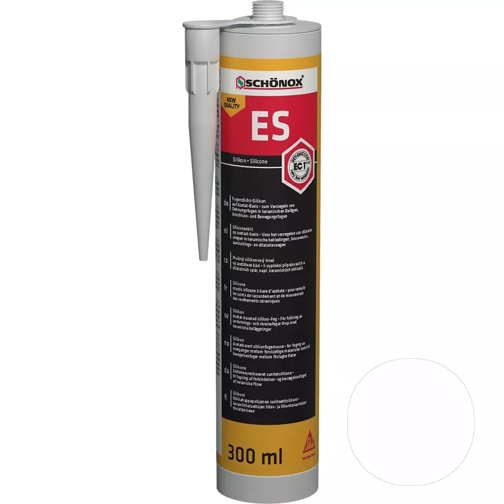 Silicon transparent pentru etanșare a rosturilor Schönox ES (300 ml)