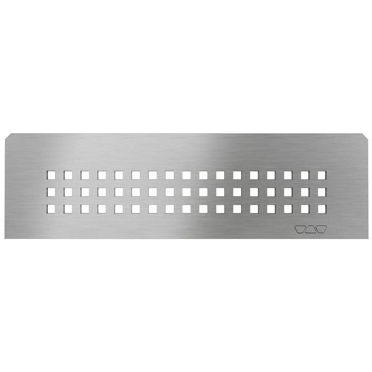Raft de perete nișă Schlüter dreptunghiular 30x8.7cm pătrat argintiu