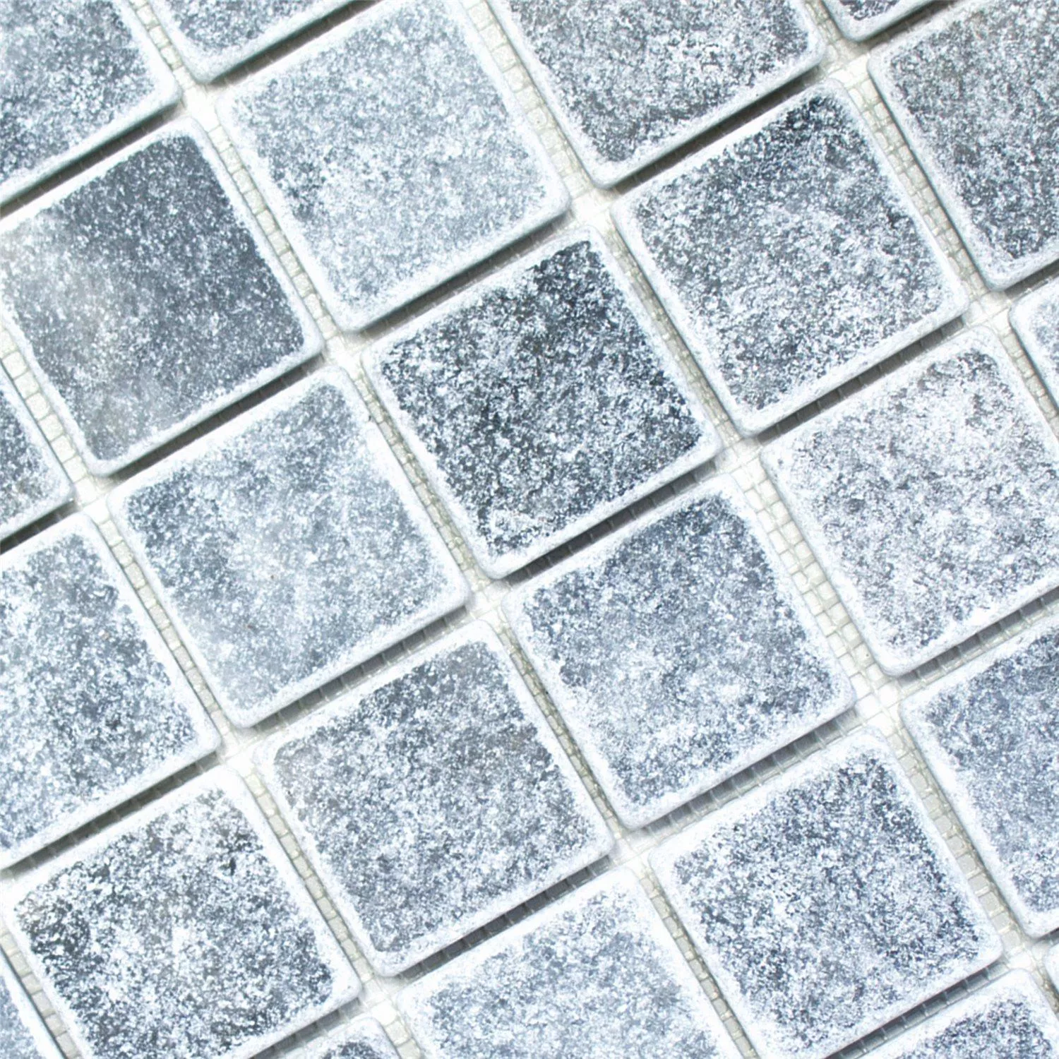 Marmură Plăci De Mozaic Bardiglio Negru Gri 48