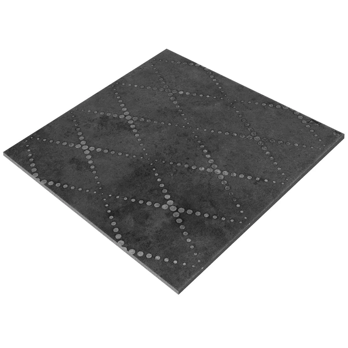 Gresie Chicago Aspect Metalic Antracit R9 - 18,5x18,5 cm Pattern