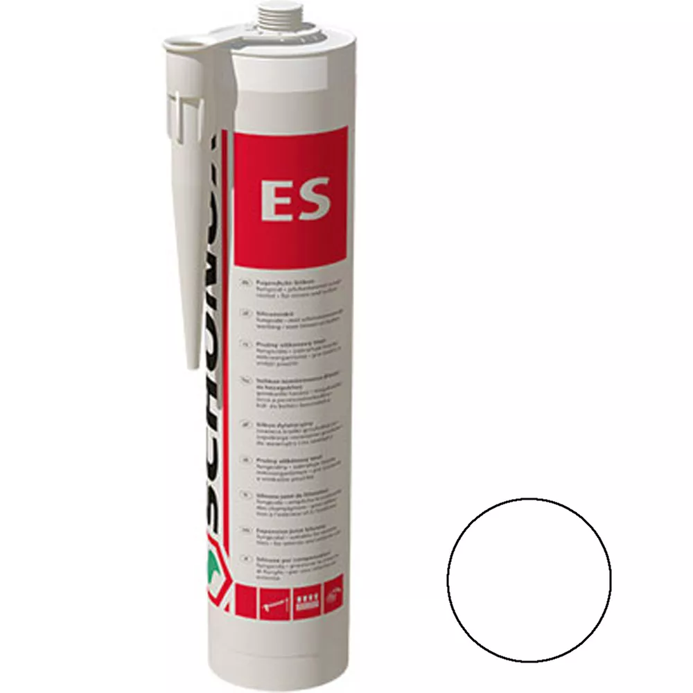 Silicon Schönox ES alb pentru etanșare a rosturilor (300 ml)