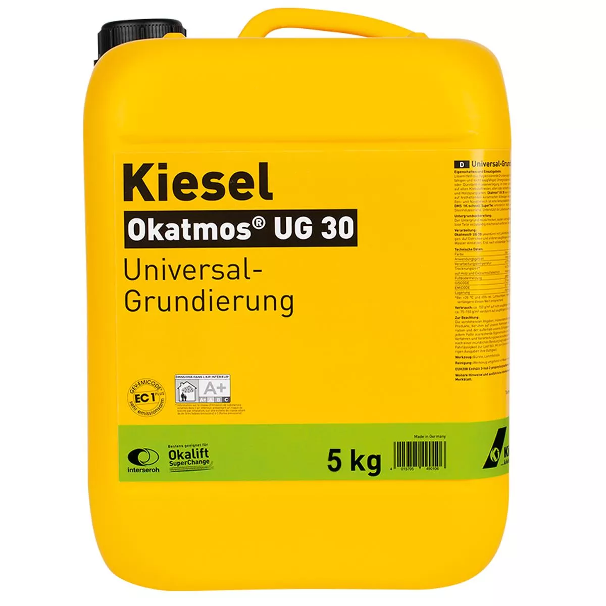 Grund universal pietriș Okatmos UG 30 albastru 5 kg