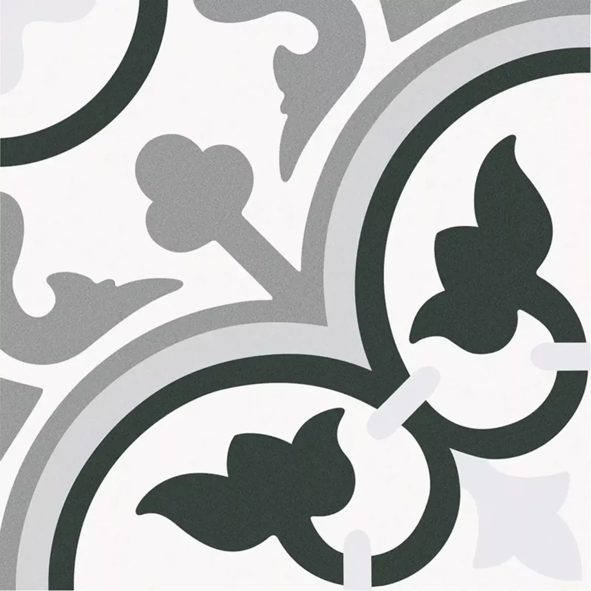 Atlantica Botticelli Gri Alb 25x25 cm