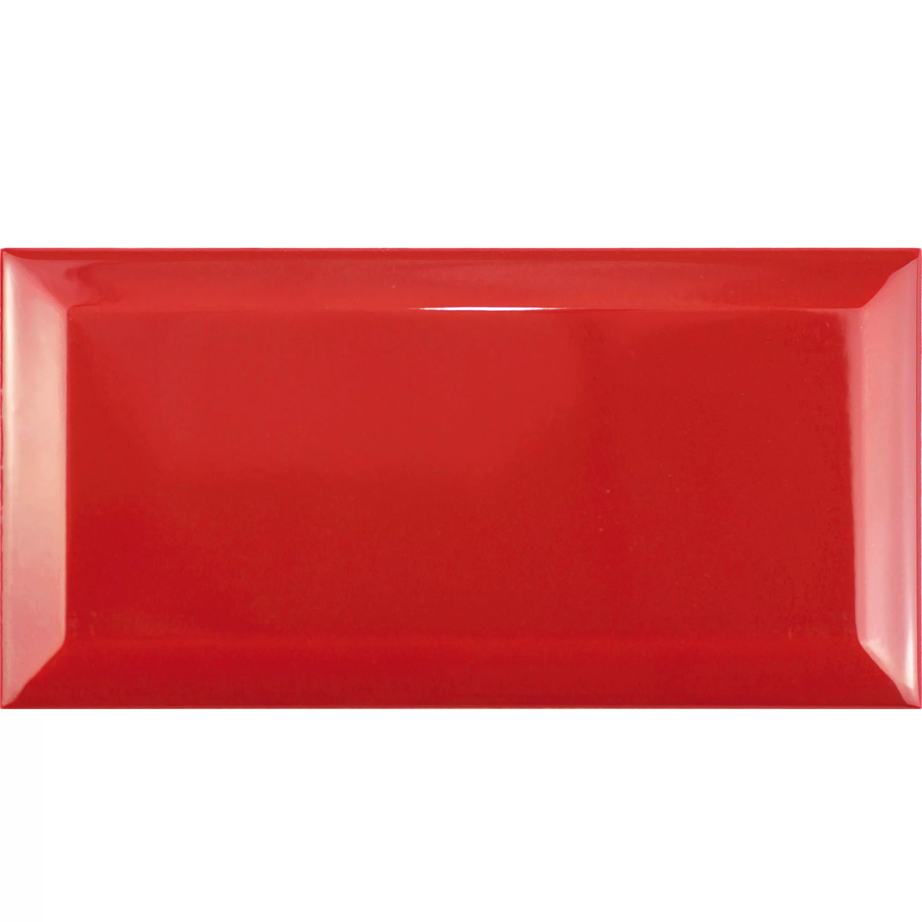 Metro Plăci Ceramice Pentru Pereti Brussel Fațetă 10x20x0,7cm Rojo Metro Plăci Ceramice Pentru Pereti Brussel Fațetă 10x20x0,7cm Rojo