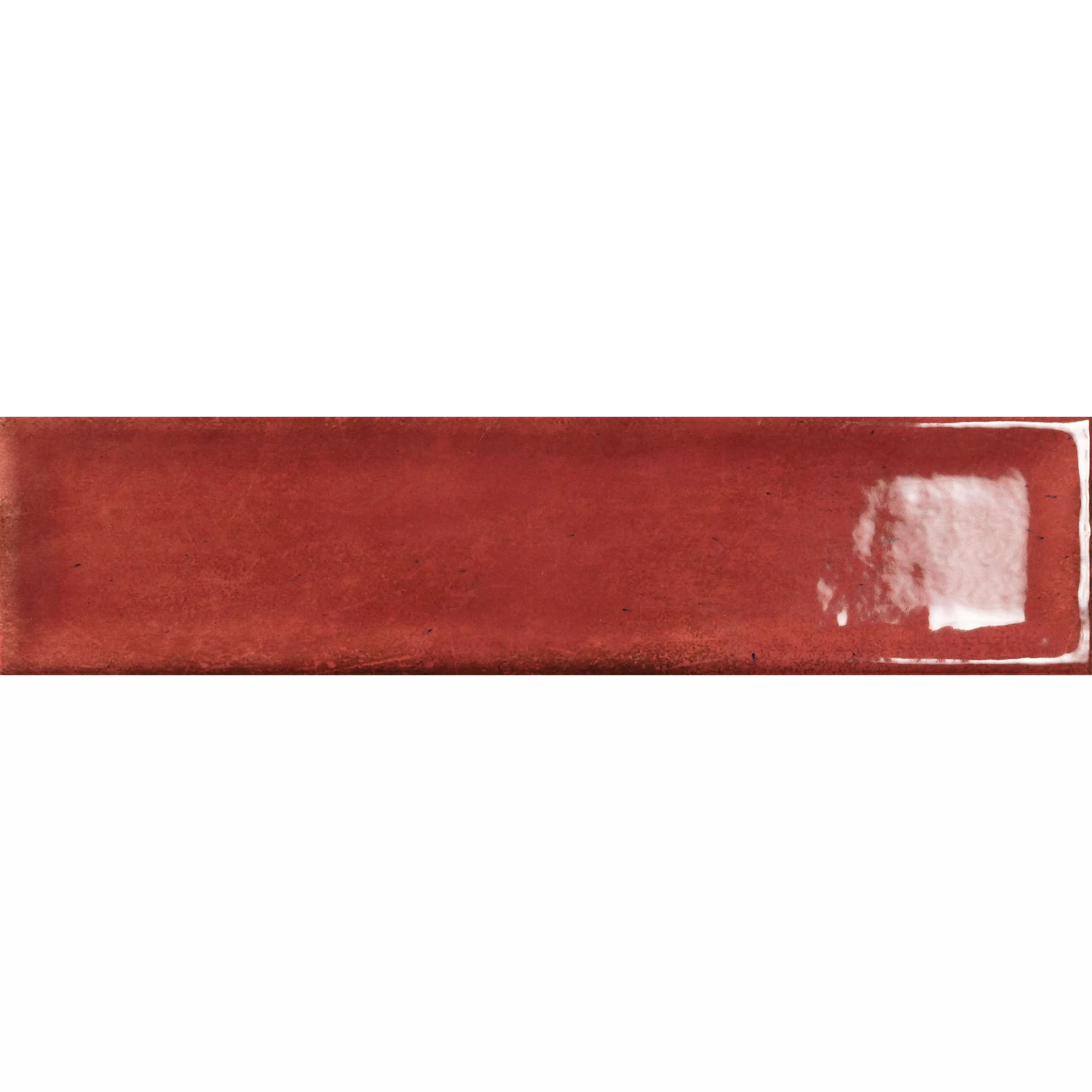 Plăci Ceramice Pentru Pereti Pascal Strălucitor Interior Fațetă Roșu 7,5x30cm