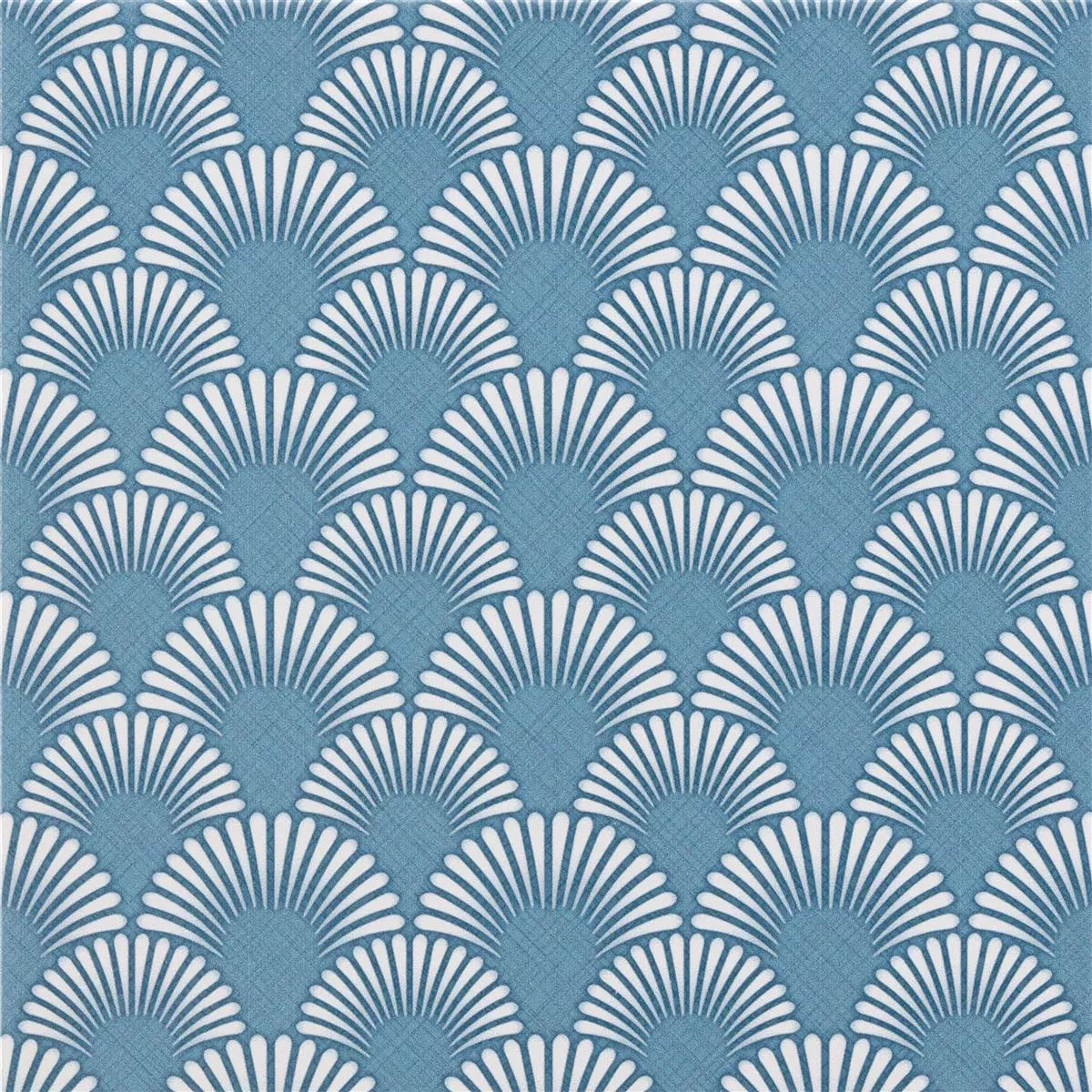 Gresie Aspect de Ciment Wildflower Albastru Decor 18,5x18,5cm