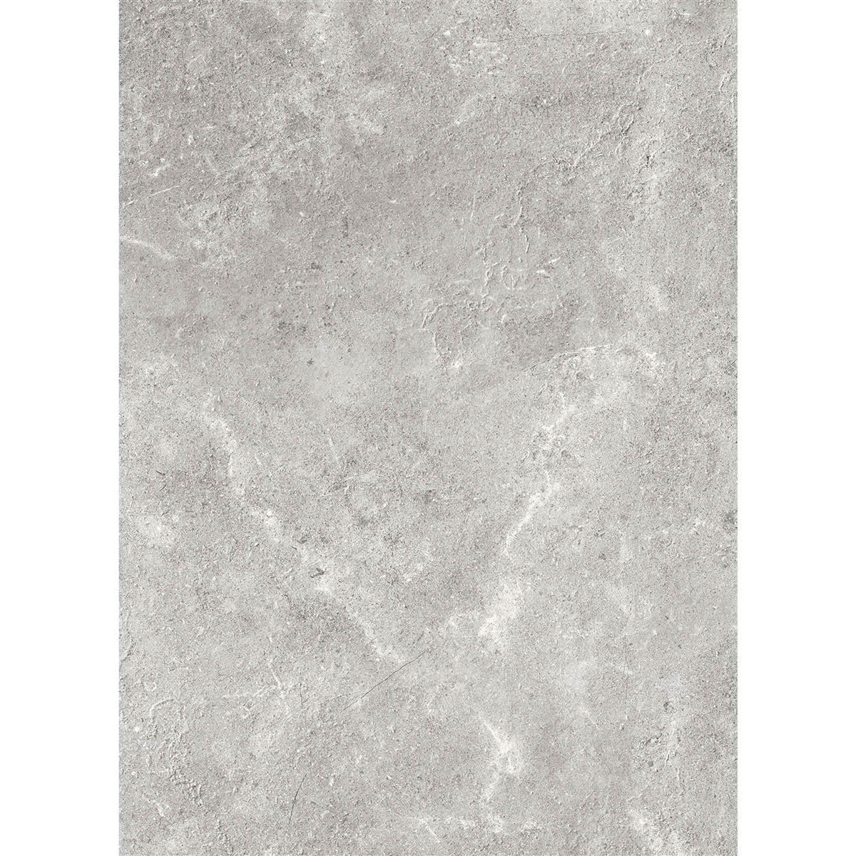 Gresie Bangui Aspect De Piatră 60x120cm Argint