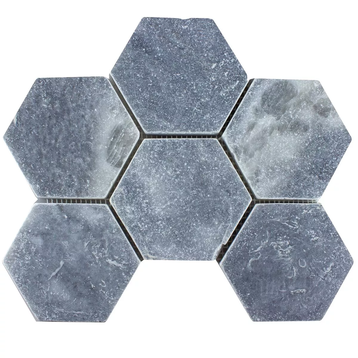 Marmură Piatră Naturală Plăci De Mozaic Maracay Hexagon Bardiglio