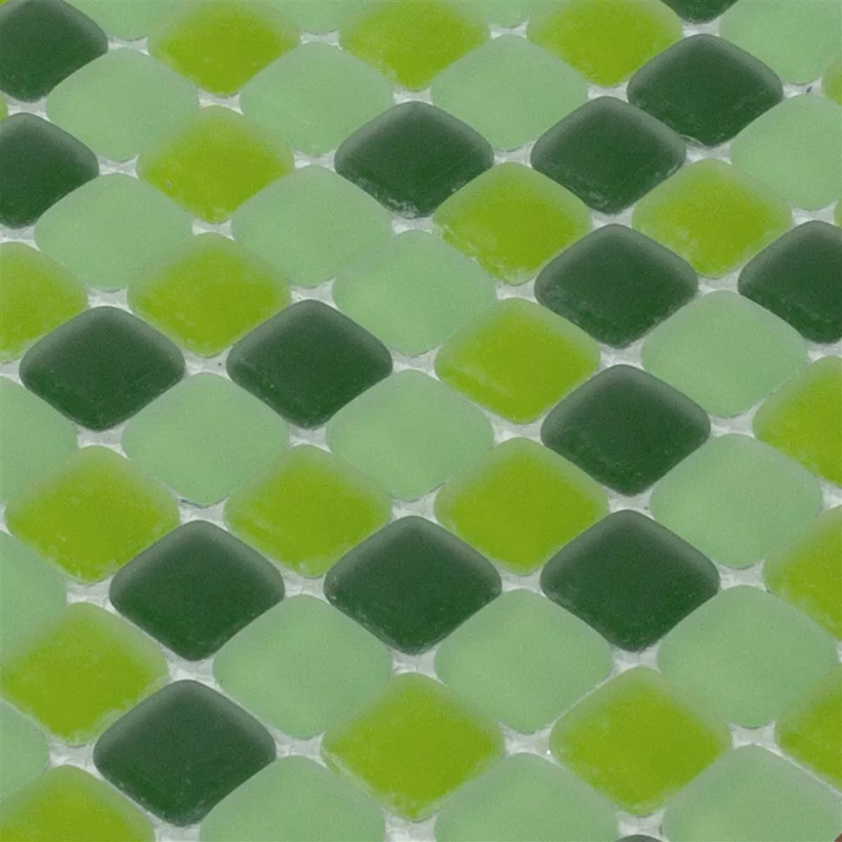 Mozaic De Sticlă Gresie Ponterio Frosted Verde Mix