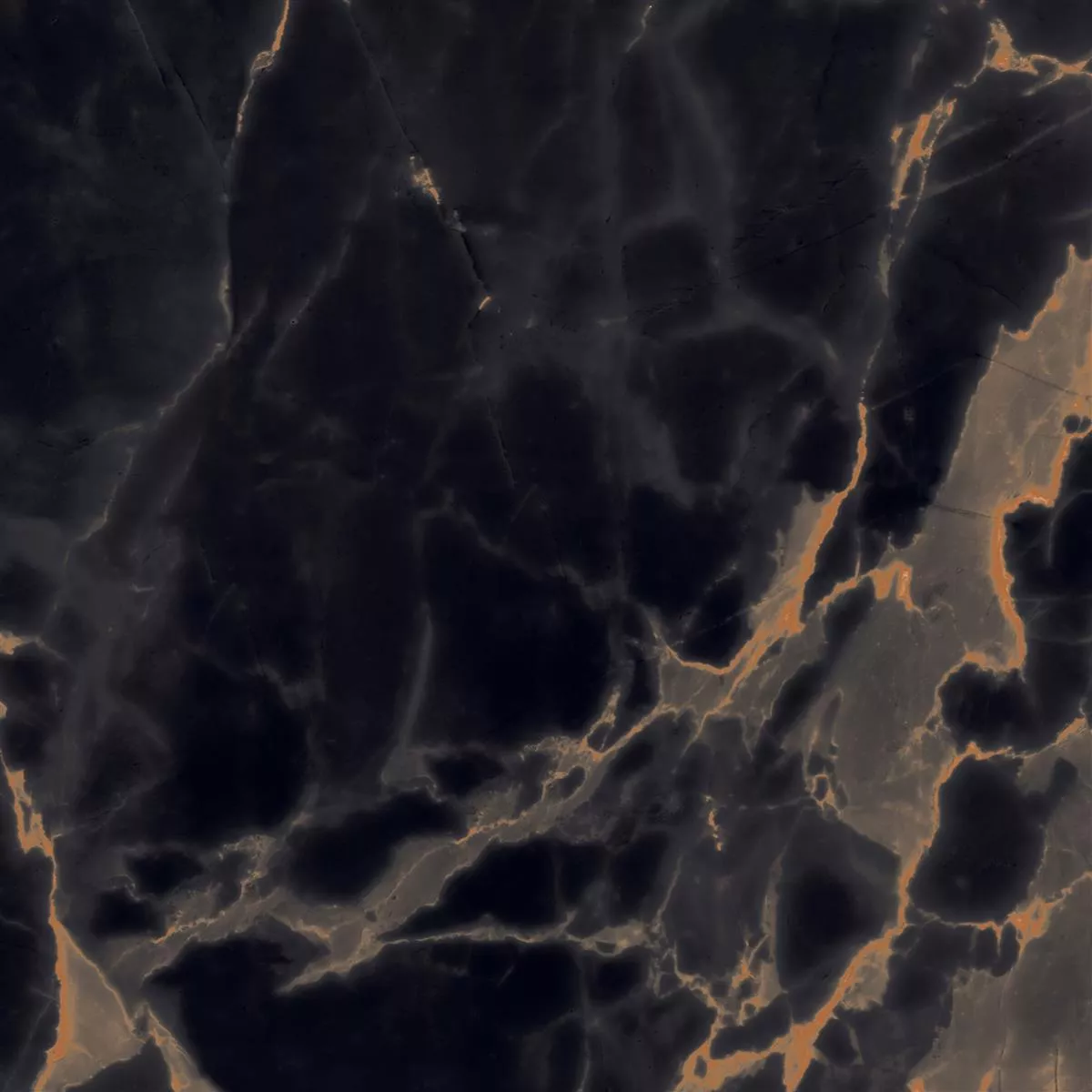 Gresie Livingstone Negru Aur Lustruit 80x80cm