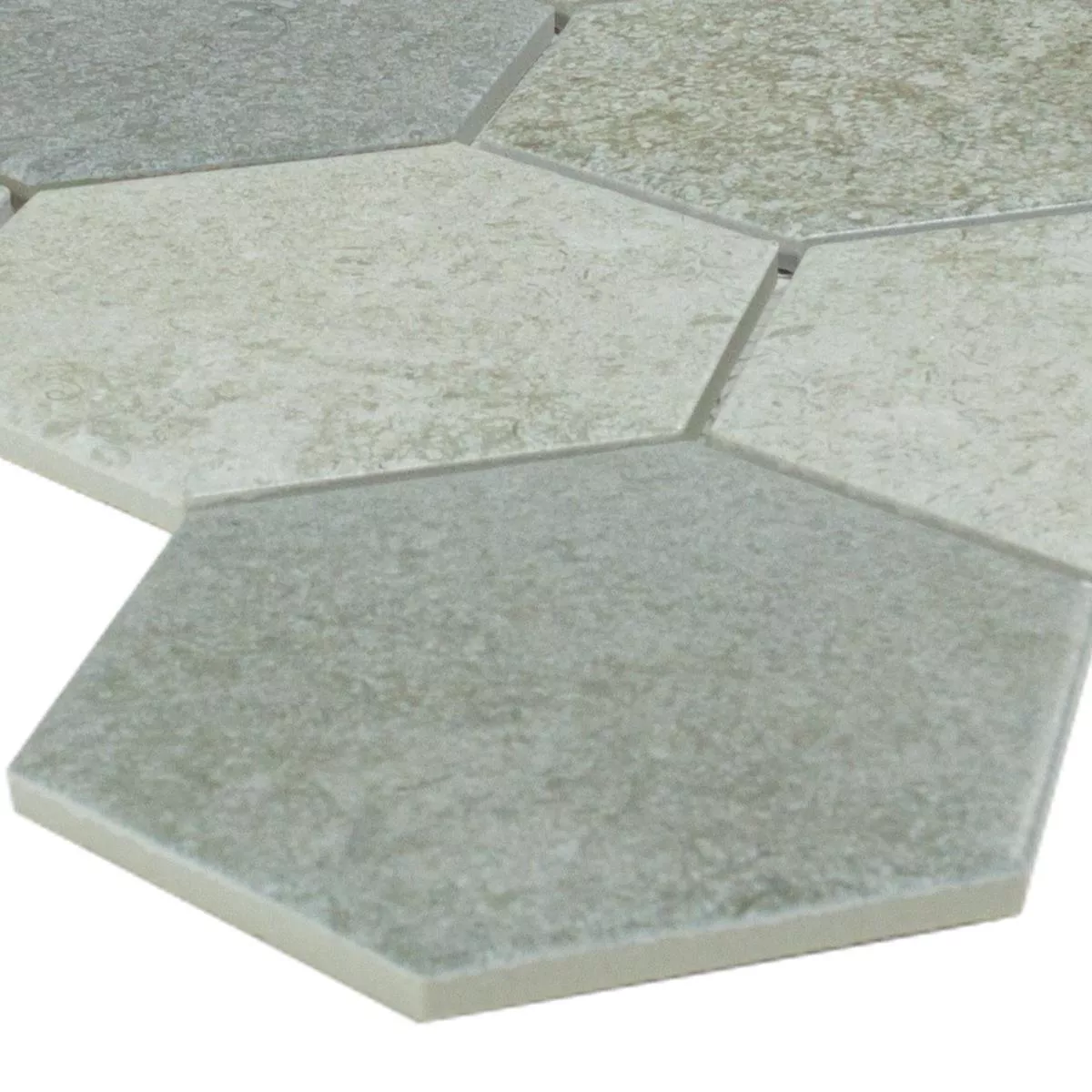 Piatră Naturală Tiglă De Mozaic Hanoi Hexagon Gri Piatră Naturală Tiglă De Mozaic Hanoi Hexagon Gri