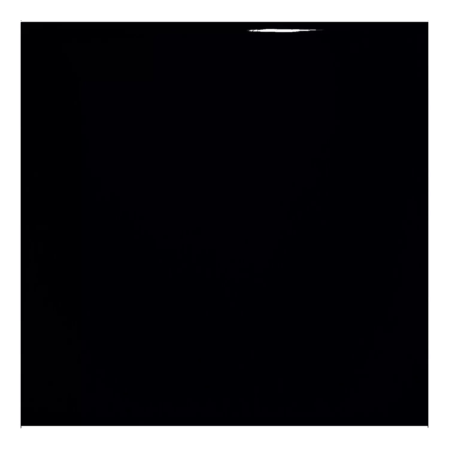 Tigla de metrou Negru Strălucitor 10x10 cm Fără Fațetă Freyburg Negro