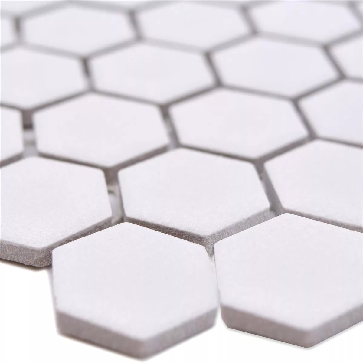 Mozaic Ceramic Bismarck R10B Hexagon Alb H23