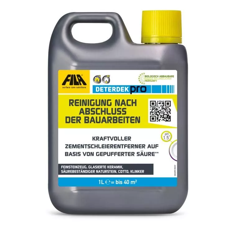 FILA Deterdek concentrat de curățare acidă 1 litru FILA Deterdek concentrat de curățare acidă 1 litru
