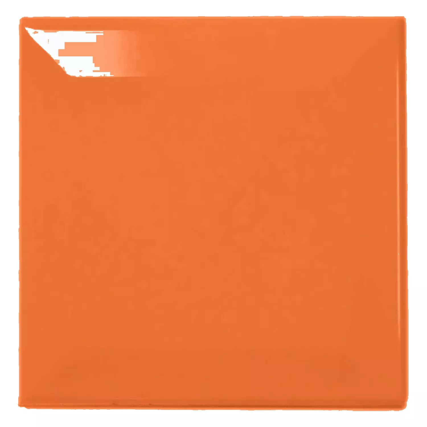Tigla de metrou Portocale Strălucitor 10x10 cm Fațetă Catarina Naranja