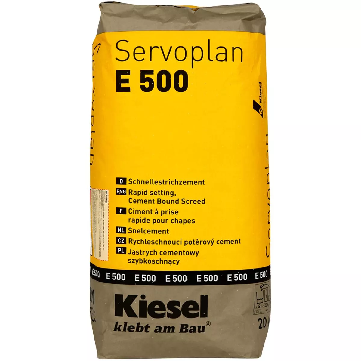 Liant pentru sape rapide Kiesel Servoplan E 500 20 kg Liant pentru sape rapide Kiesel Servoplan E 500 20 kg