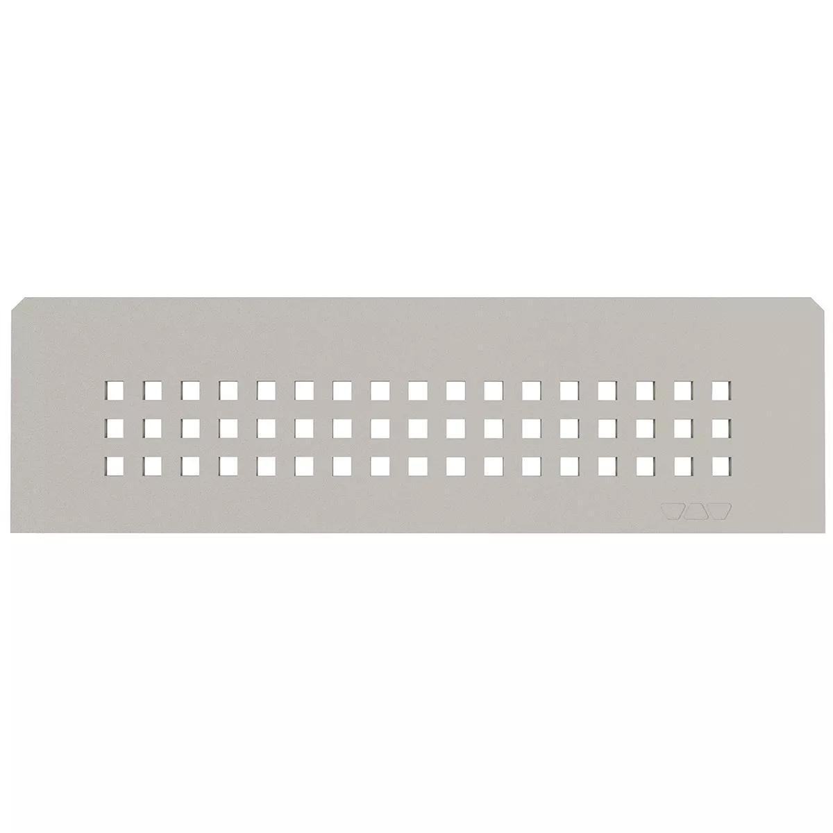Raft de perete nișă Schlüter dreptunghiular 30x8.7cm pătrat bej