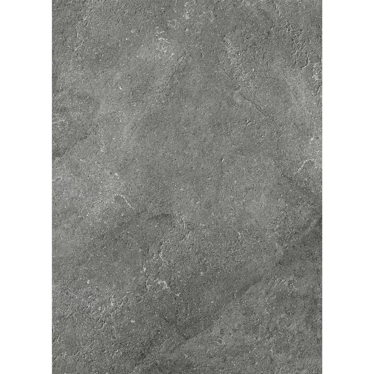 Gresie Bangui Aspect De Piatră 60x120cm Gri Inchis