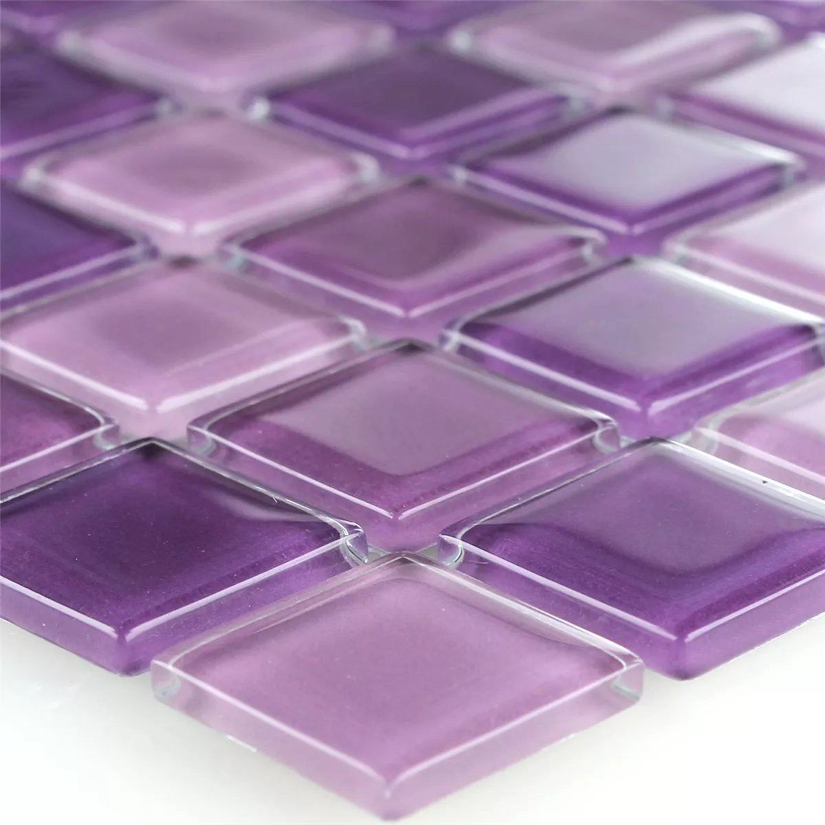 Mozaic De Sticlă Gresie Violet Mix 25x25x4mm Mozaic De Sticlă Gresie Violet Mix 25x25x4mm