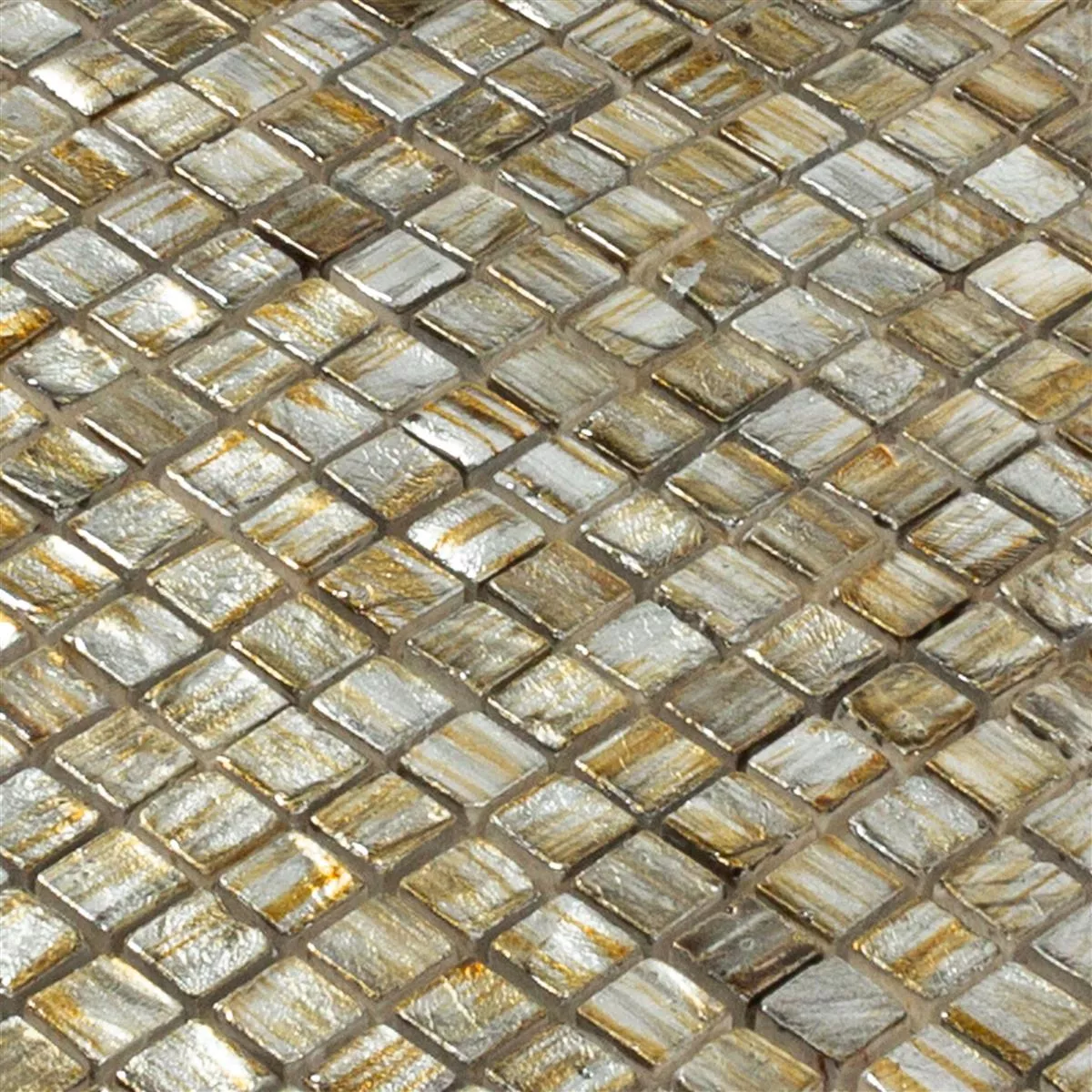 Piatră Naturală Plăci De Mozaic Honeylake Aur Argint