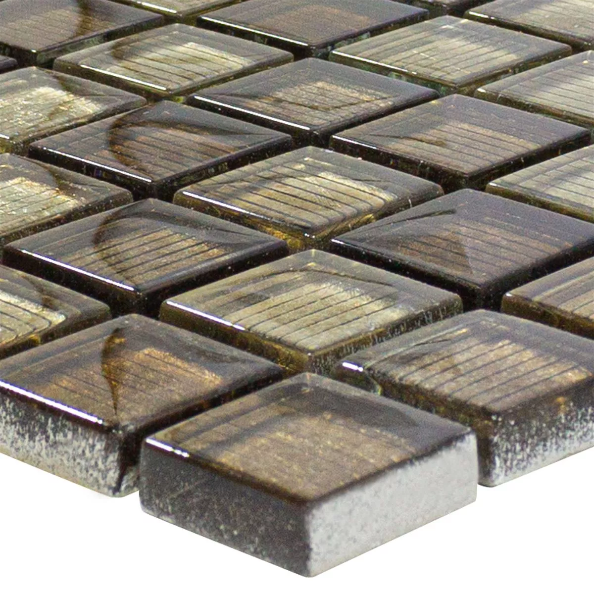 Mozaic De Sticlă Gresie Tyson Structurat Bronz
