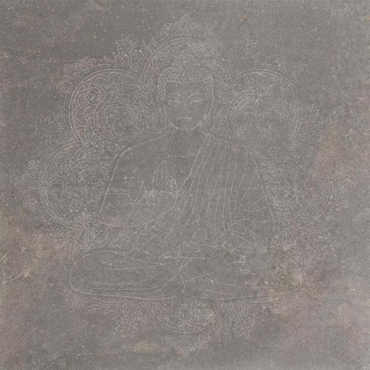 Gresie Aspect De Piatră Horizon Maro Decor Buddha